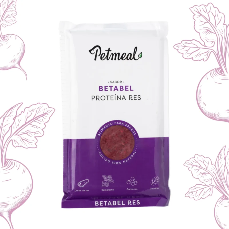delicioso Alimento natural para perro res betabel 500g