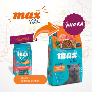 MAX FELINO VITA GATO ADULTO SABORES DEL MAR, ATUN & CAMARONES
