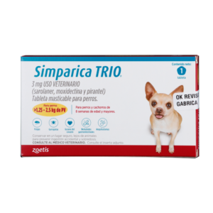 SIMPARICA TRIO TABLETA PERRO