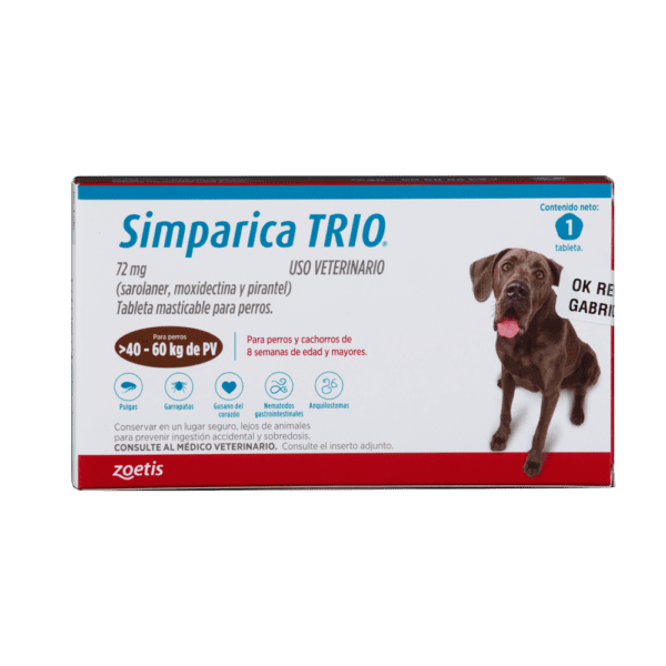 SIMPARICA TRIO TABLETA PERRO - Imagen 5