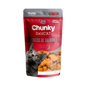 CHUNKY POUCH DELICAT TROZOS SALMON 80 GR