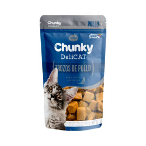 CHUNKY POUCH DELICAT TROZOS POLLO 80 GR