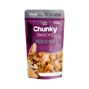 CHUNKY POUCH DELICAT TROZOS PAVO 80 GR
