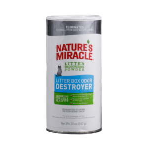 NATURE MIRACLE GATO POLVO DESTRUCTOR DE OLORES CAJA ARENA 20 OZ