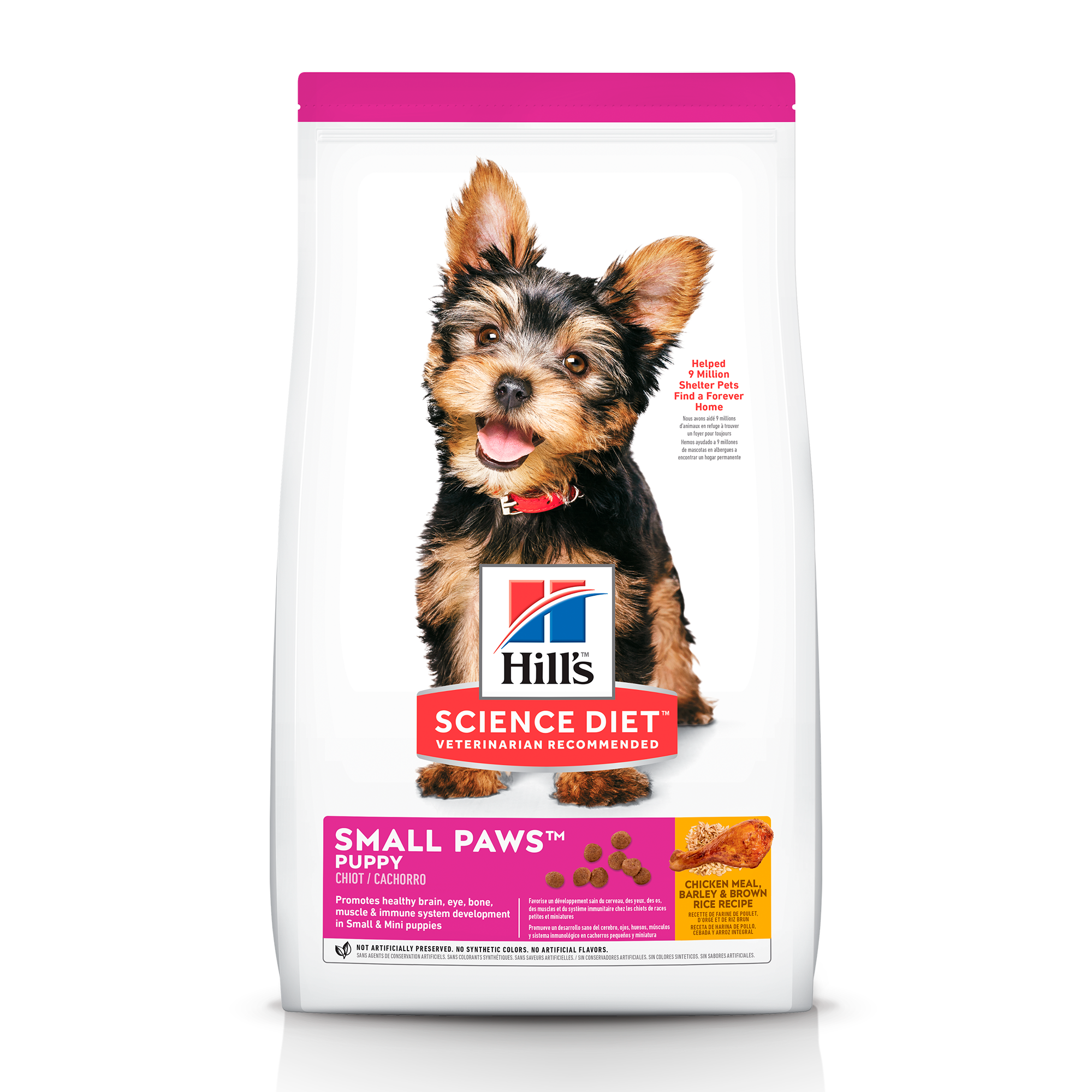 ComidaParaPerroHillsSPCachorroRazasMiniPollo4_5LB-1 HILLS CANINO PERRO CACHORRO RAZA PEQUEÑA 4.5 LB - Imagen 1