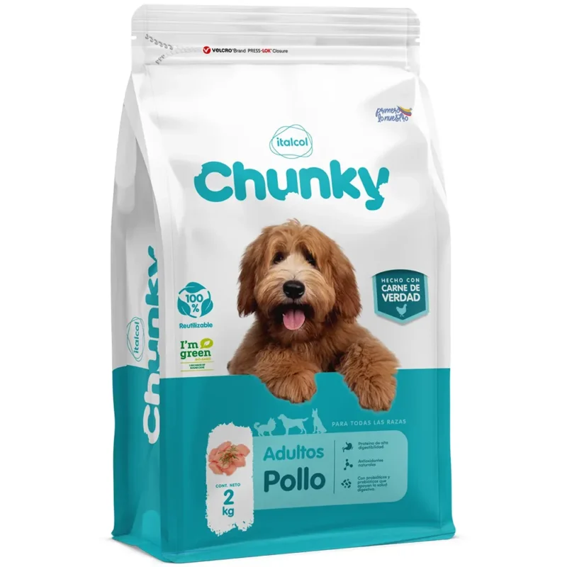 Alimento para perro adulto todas las razas Chunky pollo