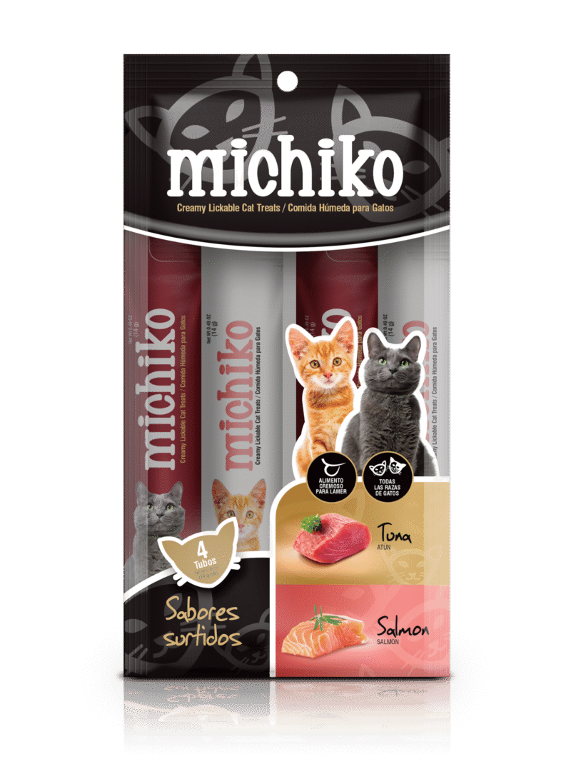 MICHIKO SNACK CREMOSO POR 4 UNIDADES ATUN Y SALMON