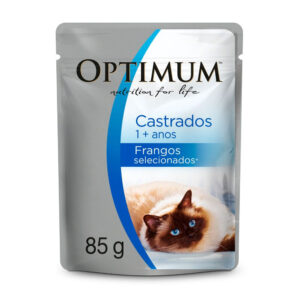 OPTIMUM CAT CASTRADO POUCH POLLO 85 G