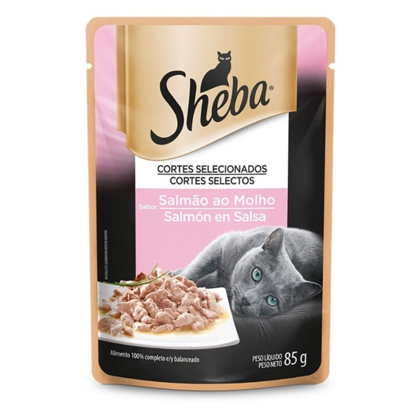 SHEBA SCH GATO ADULTO SALMON POUCH 85 GR