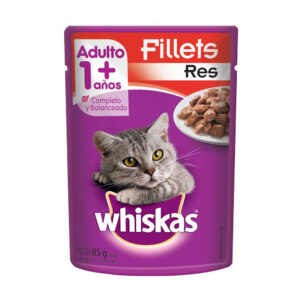 WHISKAS GATO POUCH CARNE 85 GR