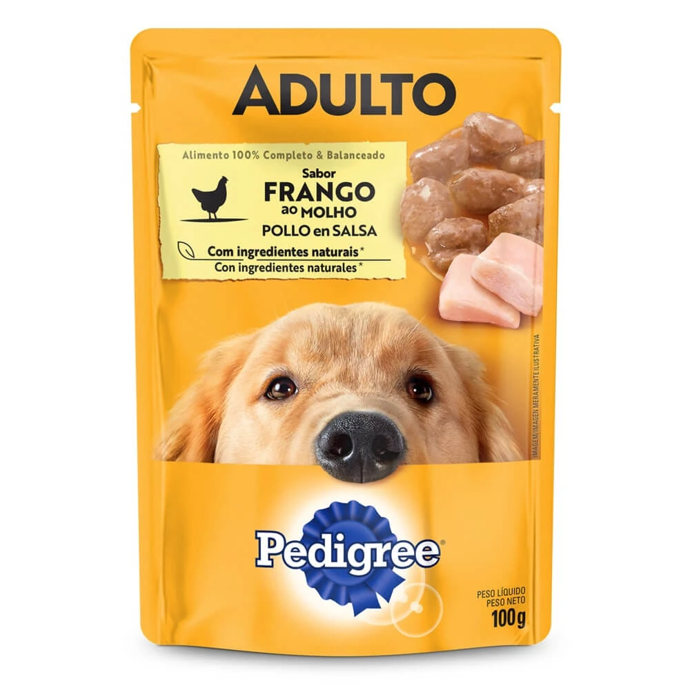 PEDIGREE POUCH ADULTO POLLO 100 GR PEDIGREE POUCH PERRO ADULTO POLLO 100 GR - Imagen 1