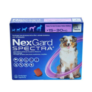 NEXGARD SPECTRA PERROS TABLETA