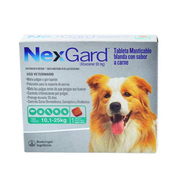 NEXGARD ANTIPULGAS PARA PERRO TABLETA