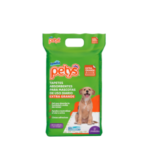 TAPETES ABSORVENTE PETYS 12 UND(60 X 80CM)