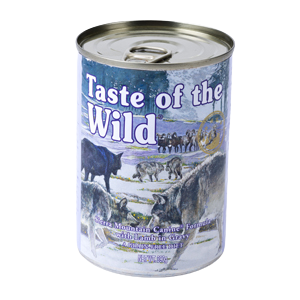 Alimento húmedo para perro,Taste of the wild sierra mountain con proteina de cordero lata 13,2 oz