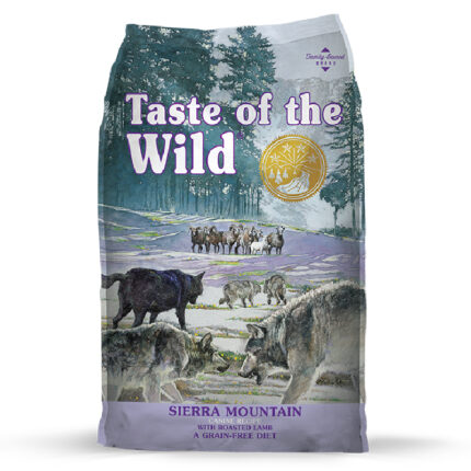 Alimento para perro,Taste of the wild sierra mountain con proteína de cordero