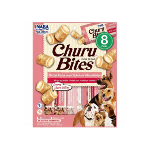 CHURU BITES DOG CHICKEN RECIPE SALMON *8 UND ROSADO