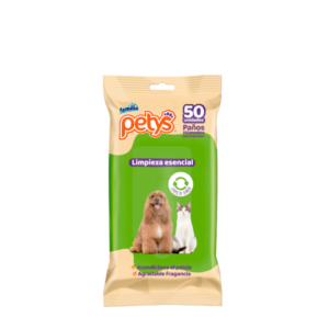 PETYS PAÑOS HUEMEDOS ESENCIAL 50 UND
