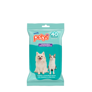 PETYS PAÑOS HUMEDOS CLORHEXIDINA 40 UND