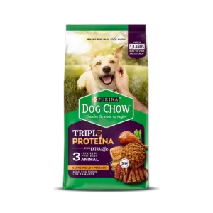 DOG CHOW PERRO ADULTO TRIPLE PROTEINA