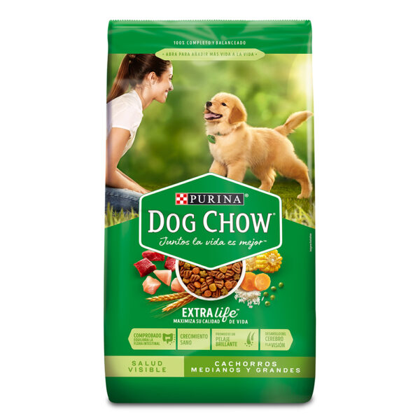 DOG CHOW PERRO CACHORRO RAZA MEDIANA Y GRANDE
