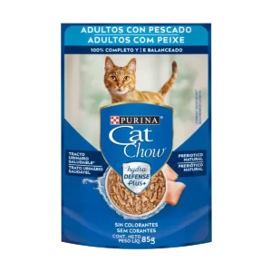 CAT CHOW POUCH PESCADO GATO ADULTO 85 GR