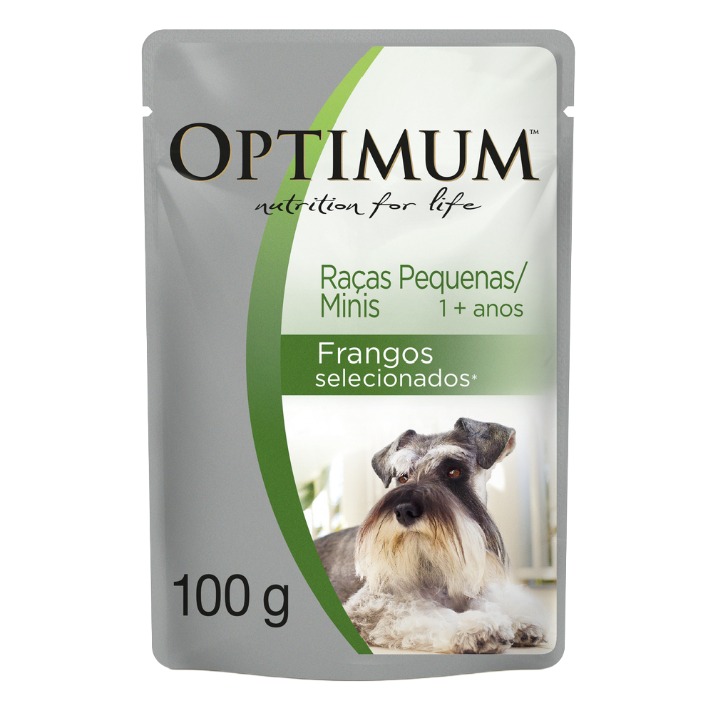 Optimun-raza-pequeña OPTIMUM DOG RAZA PEQUEÑA POUCH POLLO 100 GR - Imagen 1