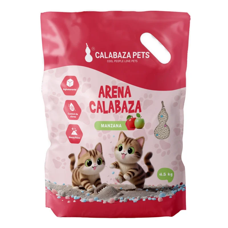Arena clasica Calabaza pets aroma a manzana