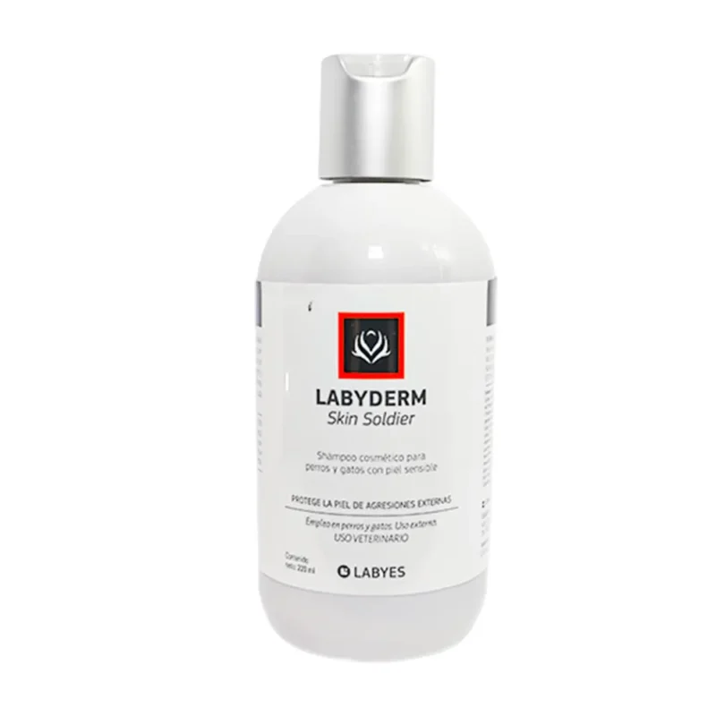 Shampoo para perros y gatos, Labryderm skyn soldier 220ml - Imagen 3