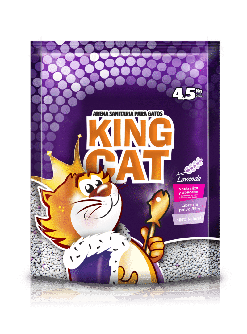 ARENA MARCA KING CAT LAVANDA