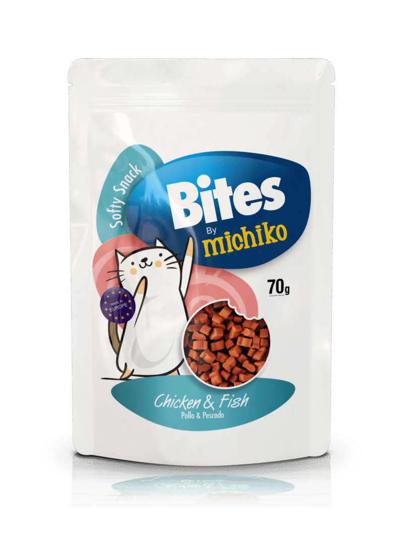 SNACK PARA GATO MICHIKO BITES 70 Gr