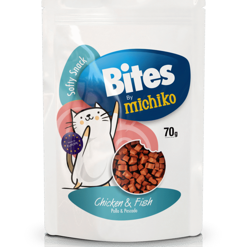 SNACK PARA GATO MICHIKO BITES 70 Gr