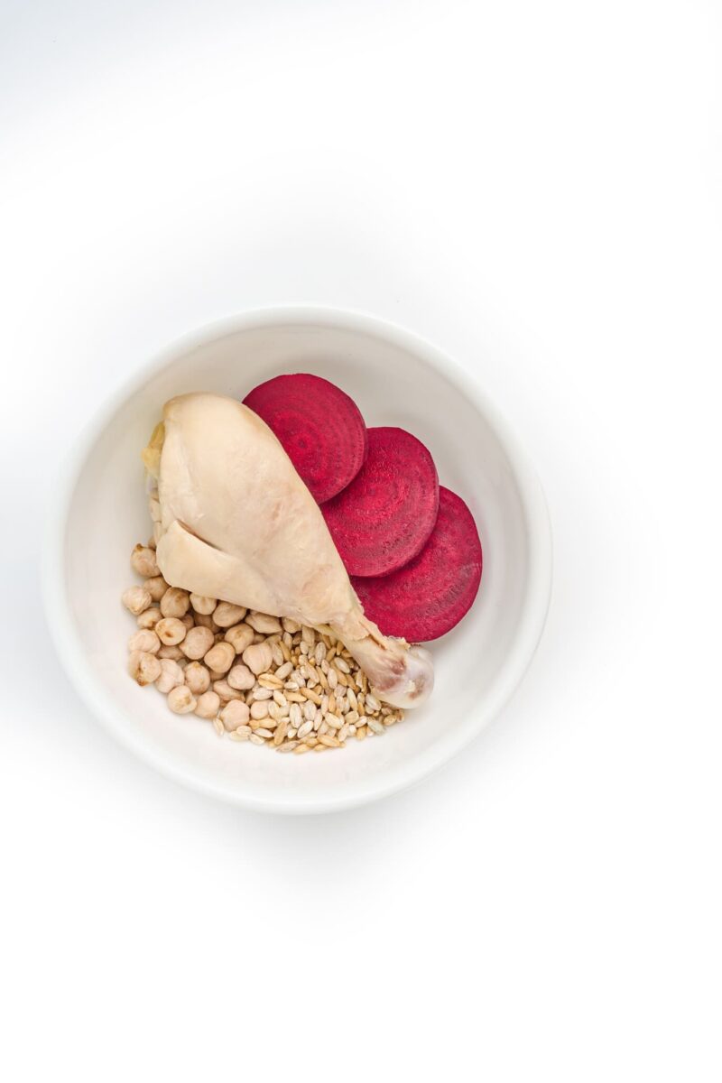 alimento para perro sabor pollo betabel