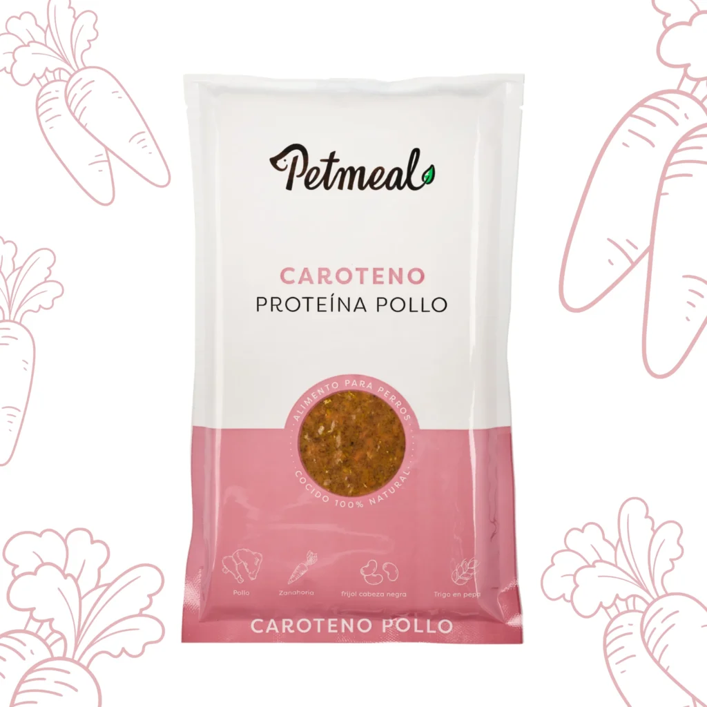 alimento natural para perro sabor pollo 500g
