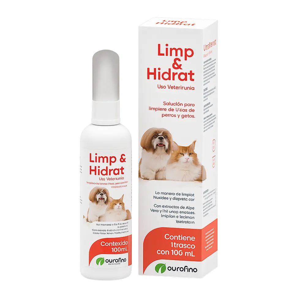 Solución ótica para perro y gato Limp y hidrat