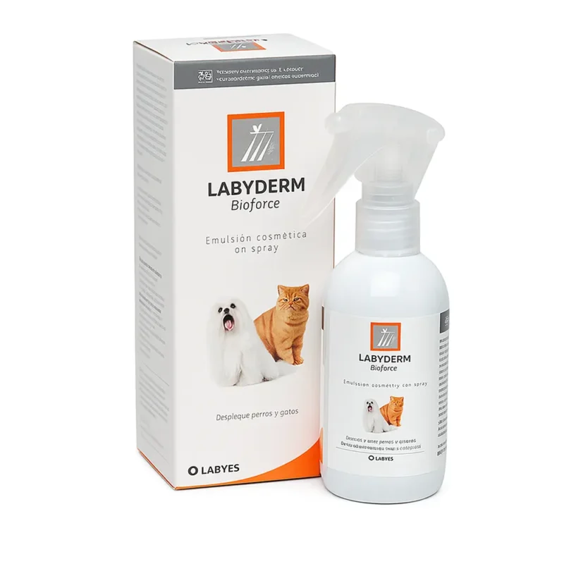 Hidrante de la piel para perro y gato Labyderm Bioforce Spray 