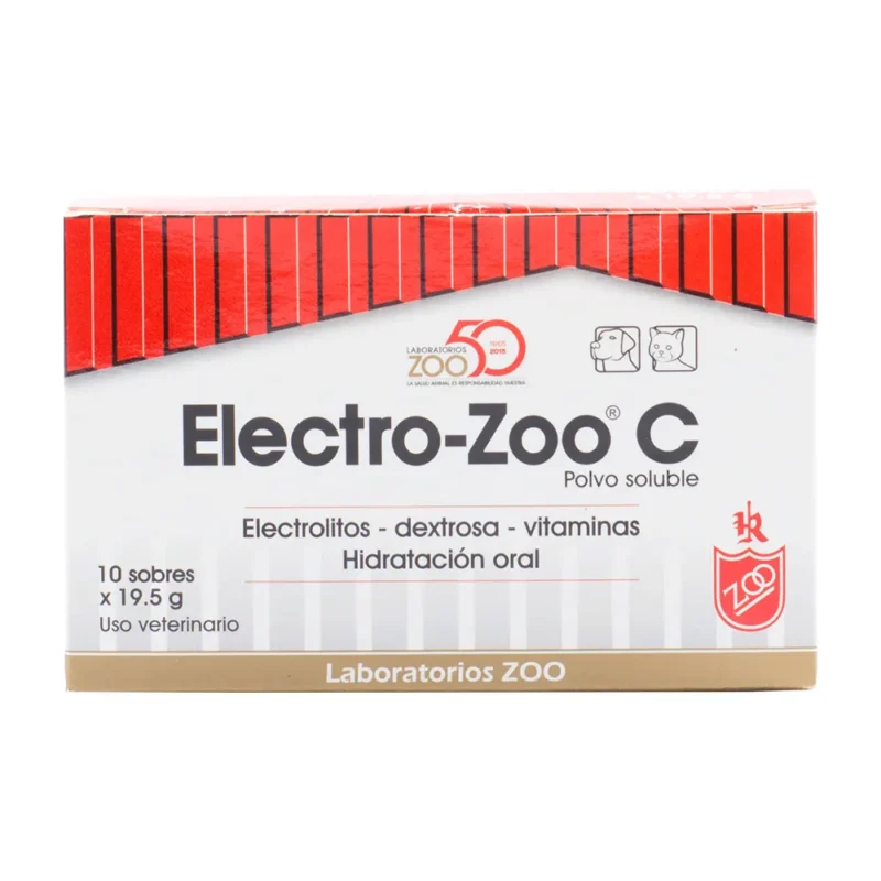 suero oral para perros y gatos Electro-zoo 19.5g