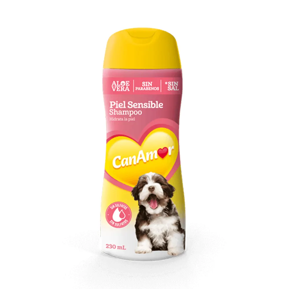 Shampoo-canamor-para-cachorro-rinse-230ml Shampoo para perro canamor piel sensible 230ml