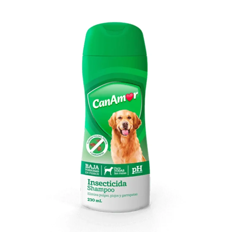 shampoo antipulgas para perro Canamor 230 ml