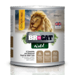Alimento húmedo para gato, Br for cat wild en lata 400g