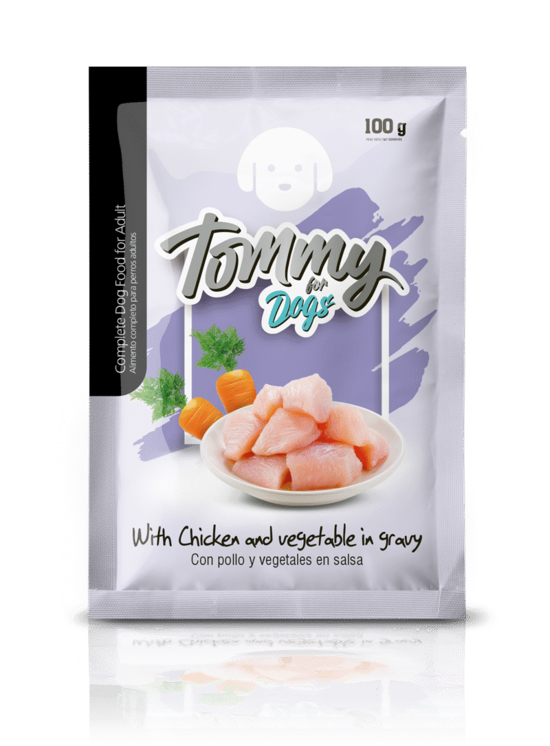 POUCH TOMMY FOR DOG ADULTO 100 GR