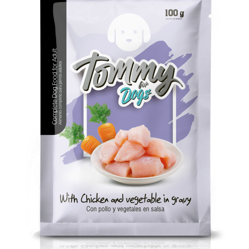 POUCH TOMMY FOR DOG ADULTO 100 GR