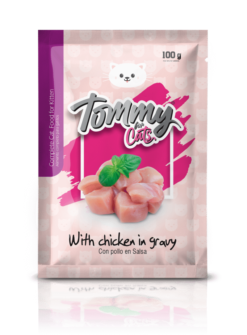 POUCH TOMMY FOR CAT KITTEN 100 GR