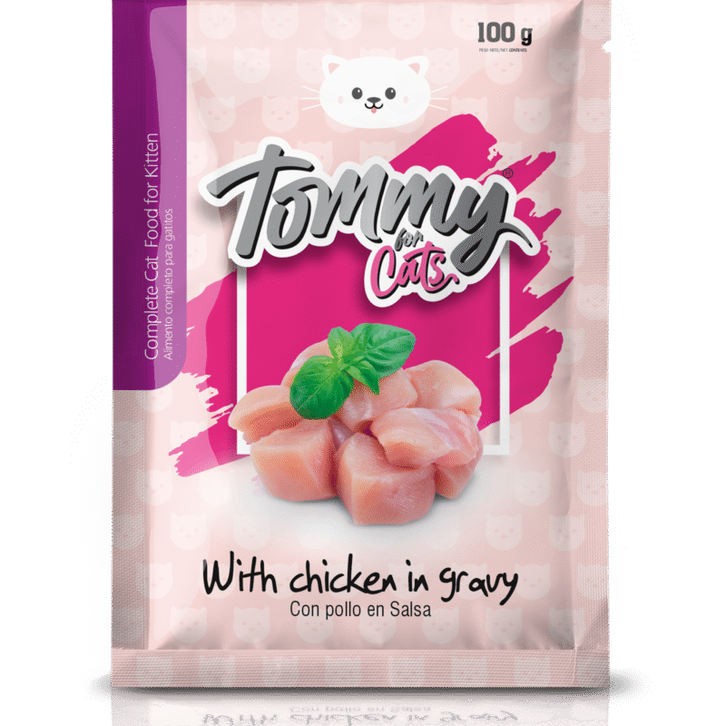 POUCH TOMMY FOR CAT KITTEN 100 GR