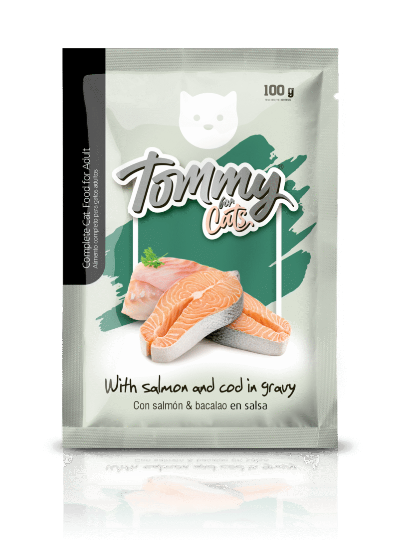 POUCH TOMMY FOR CAT ADULTO 100 GR