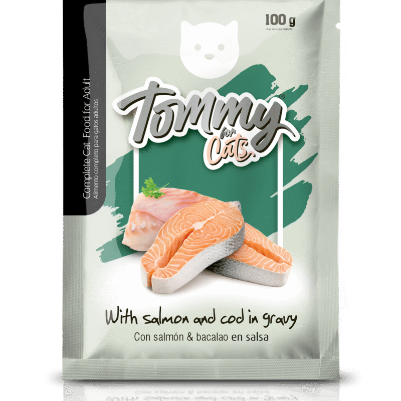 POUCH TOMMY FOR CAT ADULTO 100 GR