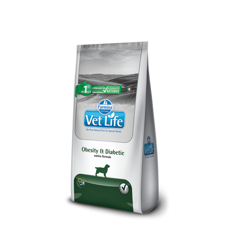 VET LIFE CANINE PERRO OBESITY & DIABETIC