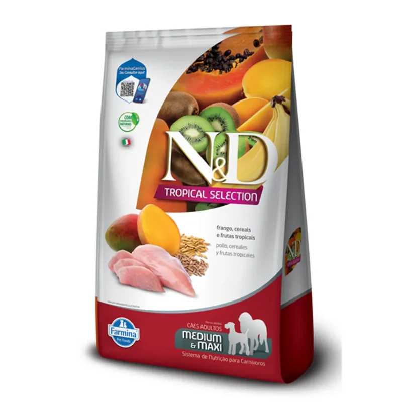 Alimento natural para perro pollo NyD tropical