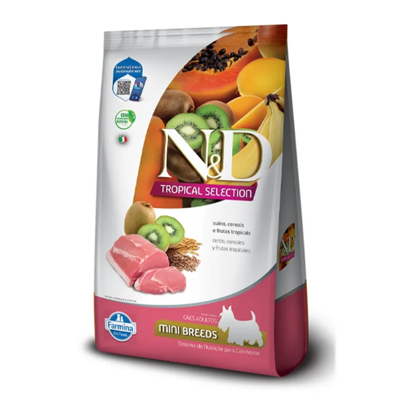 Alimento natural para perro cachorros minis cerdo NyD tropical
