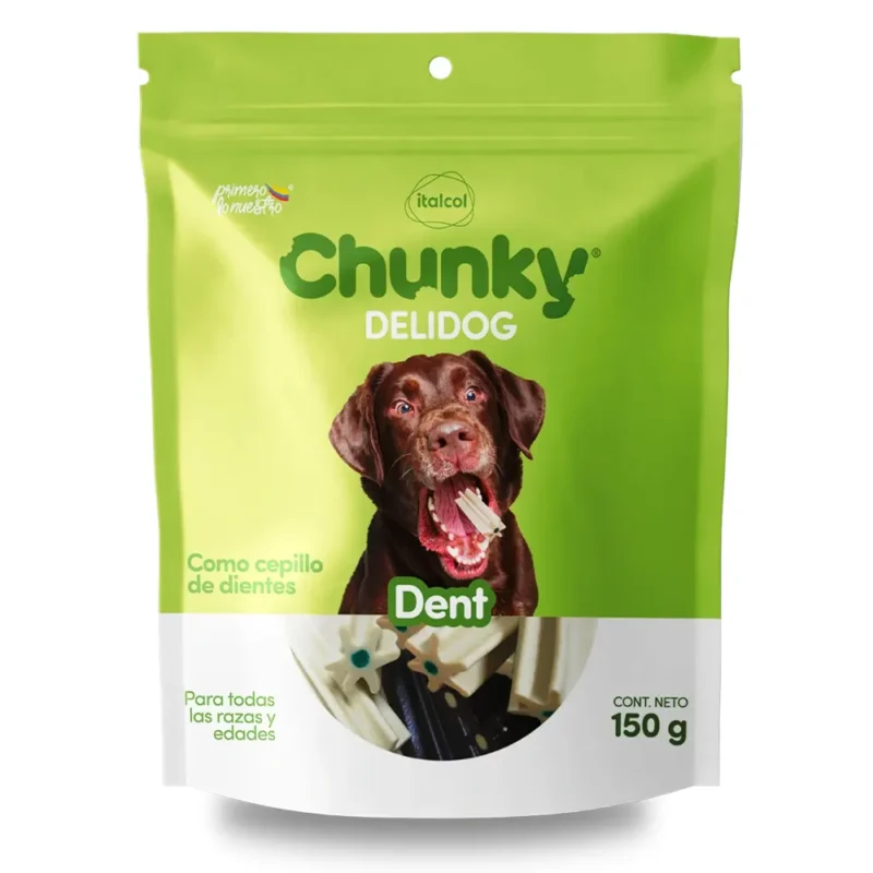 Snack para perro limpieza dental Chunky delidog dent